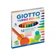 ΜΑΡΚΑΔΟΡΟΙ GIOTTO TURBO COLOR ΛΕΠΤΟΙ 12τεμ ΜΑΡΚΑΔΟΡΟΙ GIOTTO TURBO COLOR ΛΕΠΤΟΙ 12τεμ